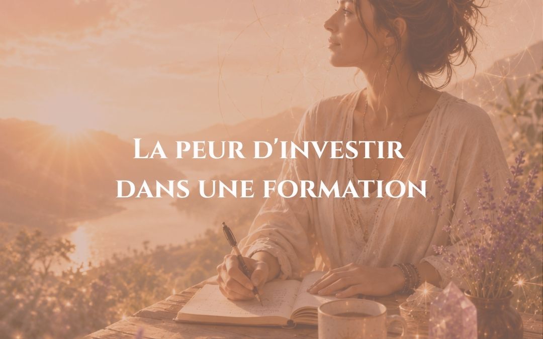 La peur d'investir dans une formation